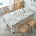 thumbnail image 4 of High Quality Washable Wrinkle Free Tablecloth with Tassel For Dinning Table, 4 of 5