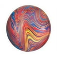thumbnail image 4 of 16" Colorful Marble Orbz Round Foil Balloon - Pastel, 4 of 6