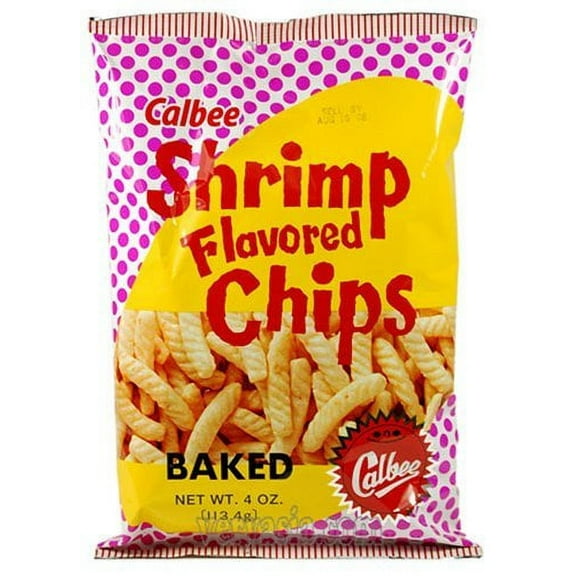 NineChef Bundle - Calbee Shrimp Flavored Chips 4oz original flavor   1 NineChef Brand Long Handle Spoon