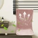 thumbnail image 4 of Juego de toallas de baño premium con diseño de piña enrejada, tela de felpa superabsorbente de secado rápido para spa y baño de invitados. Experiencia de lujo Aestivo | Rosa | AESTIVO, 4 of 7
