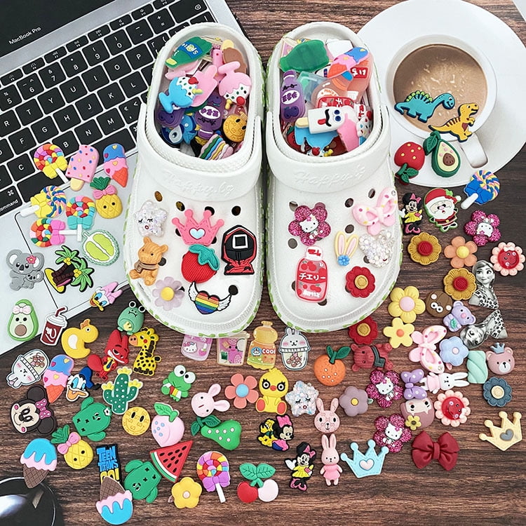  Charms for Crocs for Teen Girls and Adults Women, Crystal Bling  Shoe Charms for Crocs Pink Pins Accessories, Designer Gibits Charms Pack  Christmas Gifts for Kids : Clothing, Shoes & Jewelry