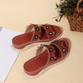 thumbnail image 5 of Juebong Sandals clearance Orthopedic Sandals for Women Open Toe Walking Slippers with Arch Support Anti-Slip Breathable Sandal Vintage Platform Outdoor Flats Shoes, 5 of 5