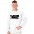 thumbnail image 5 of Autism Seeing the World Differently Long Sleeve TShirt Men Women Brisco Brands S, 5 of 6