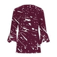 thumbnail image 5 of jsaierl Duster Cardigans for Women 3/4 Sleeve Open Front Elegant Cardigan Jacket Coat Womens 3/4 Sleeve Tops Funny Print Fall Cardigans for Women, 5 of 5