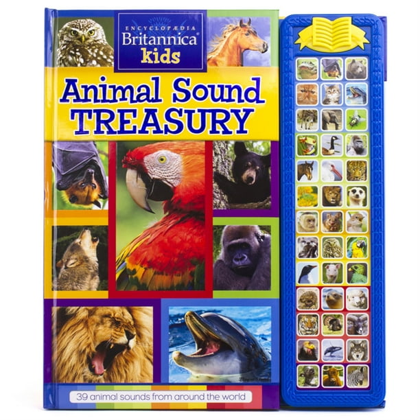 Play-A-Sound: Encyclopaedia Britannica : Animal Sound Treasury (Board book)  