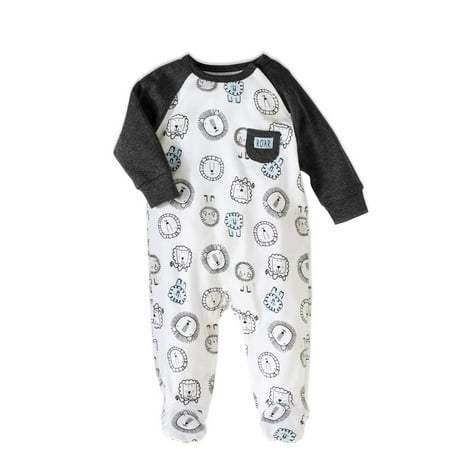 Newborn Baby Boy Footed Coverall One Piece Romper