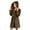 Brown, variant on Mrasaso Womens Fuzzy Robe Mid Length Bathrobe Belted Soft Bath Robes Plush Kimono Robe with Pockets Fall Winter Spa Robes on Clearance
