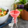 Thyme & Table Silicone Kitchen Funnel, Coral