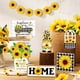 thumbnail image 4 of Precio reducido por tiempo limitado!Juego de decoración de bandeja escalonada de girasol de verano, letrero de madera, decoración rústica de mesa para el hogar de verano, 4 of 7