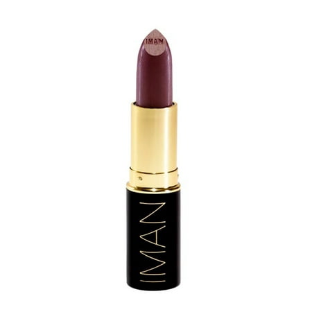 IMAN Luxury Moisturizing Lipstick, Black Brandy (Best Shade Of Red Lipstick For Brunettes)