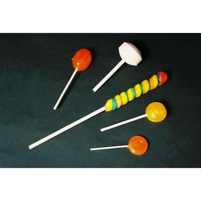 100 PCS Acrylic Lollipop Sticks, Pletpet 6 Inch Acrylic Cake Pop Sticks  Sucker Sticks Lollipop Sticks for Cake Pops Acrylic Rod for Candy Dessert