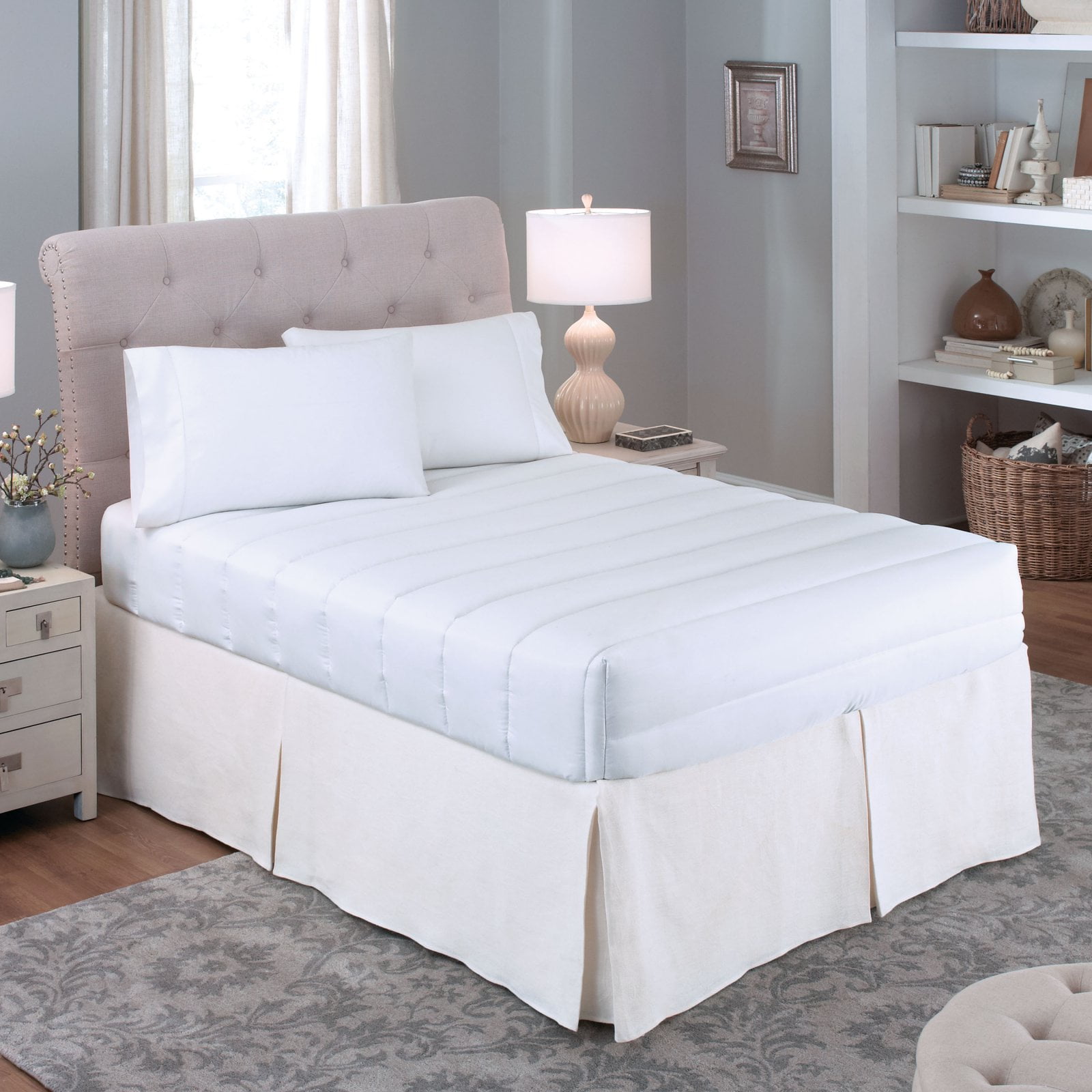 "Luxury Loft 4Sided Magic Loft Mattress Pad"