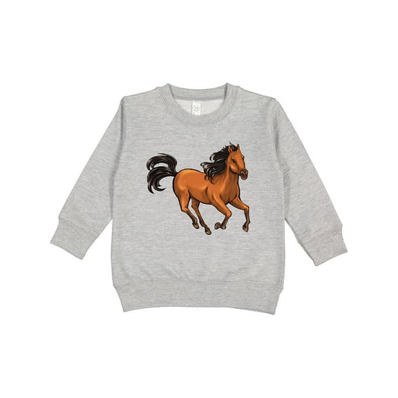 Inktastic Wild Mustang Horse Galloping Toddler Sweatshirt