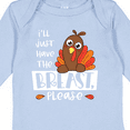 thumbnail image 4 of Inktastic I'll Just Have the Breast, Please Cute Turkey Boys or Girls Long Sleeve Baby Bodysuit, 4 of 5