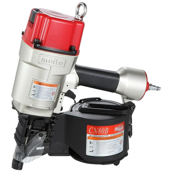 meite CN80B 15 Degree 2-Inch to 3-1/4-Inch Industrial Coil Siding Nailer or Framing Nailer