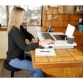 thumbnail image 6 of Small Silver Adjustable Standing Desk Converter, 6 of 7