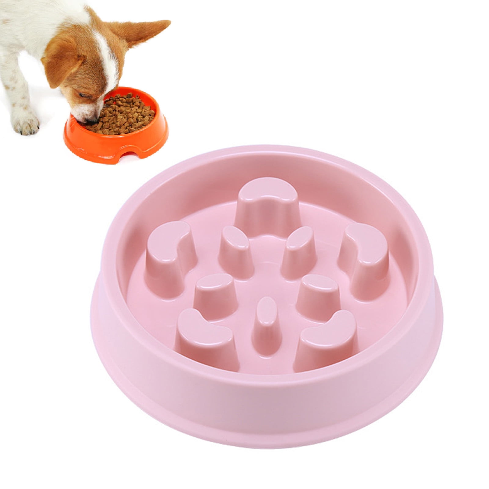 Pet Slow Feeding Bowl Slow Feeder Dog Bowl Dog Bowl Anti Choking Dog Bowl Convenient Use Walmart