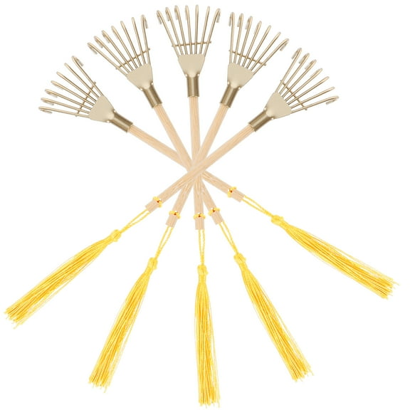 5Pcs Zen Garden Rake Metal Miniature Rake Ash Rake Small Rake Ornament Aroma Ash Rake