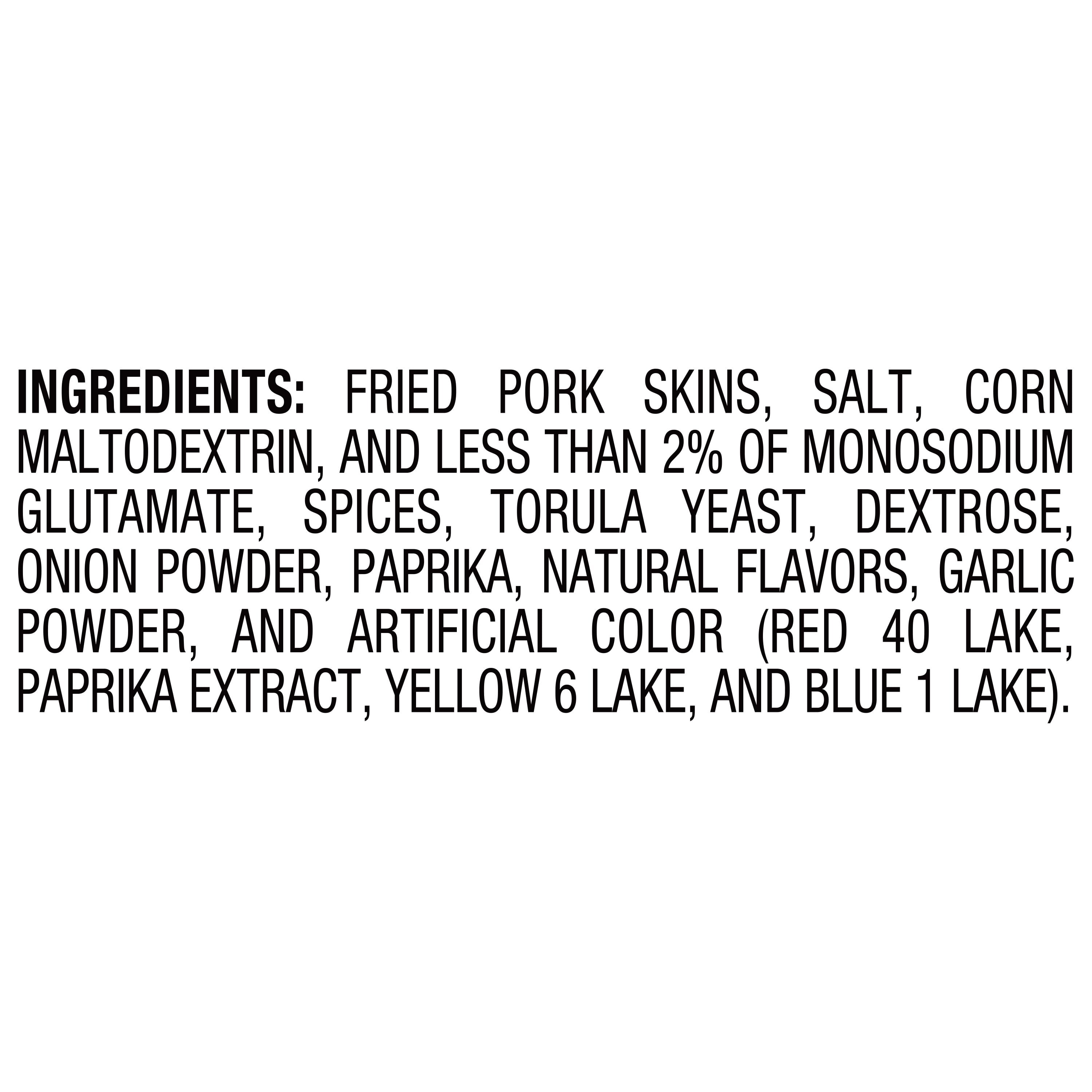 Baken-Ets Chicharrones Fried Pork Skins, , Hot 'N Spicy, 4 oz Bag