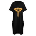 thumbnail image 4 of Fireflies Logo - The Last Of Us - Fireflies vestido suelto con bolsillo para mujer vestidos de noche elegantes para mujer vestidos de fiesta, 4 of 6