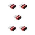 thumbnail image 3 of relayinert 2pcs Motorcycle Grips Effortlessly Install And Bike S Performance Widely Used Red 5Set, 3 of 6