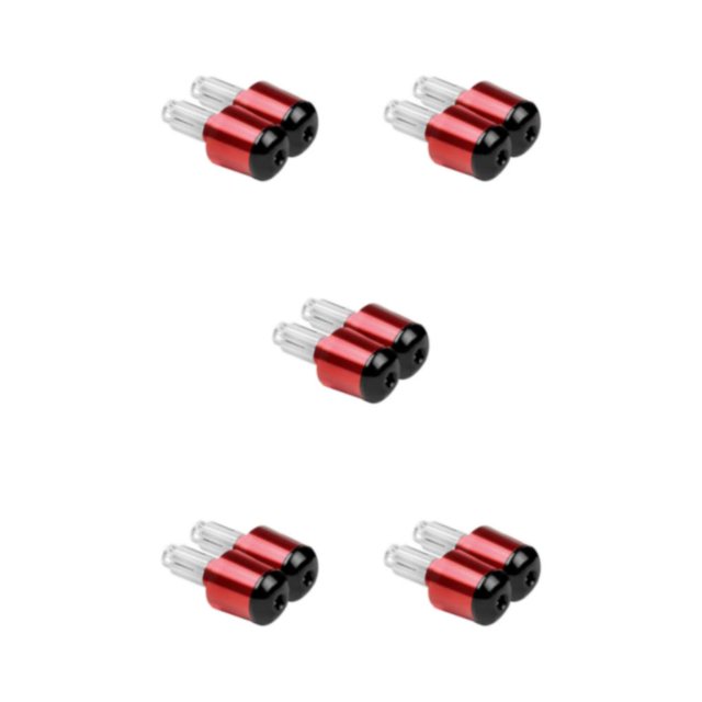 Guardoinrt 2pcs/set Motorcycle Grips Handlebar Ends Amp Up Bike S Style And Performance Red 5Set
