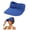 Blue, variant on Women's High Ponytail Sun Visor Hat, UPF 50+ UV Protection, Foldable Wide Brim for Beach Golf Travel