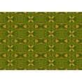 thumbnail image 1 of Ahgly Company Indoor Rectangle Patterned Dark Yellow Green Area Rugs, 5' x 7', 1 of 6