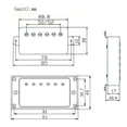 thumbnail image 4 of Paquete De 2 Pastillas Yuyangstore Para Guitarra Eléctrica Mástil Y Puente Con Perillas De Control, 4 of 8