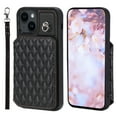 thumbnail image 5 of Case for iPhone 14 6.1", Detachable Crossbody Strap Wallet Case with Card Slots, Stand Ring Flip PU Leather Protective Cover Lanyard for Women for iPhone 14, Black, 5 of 8
