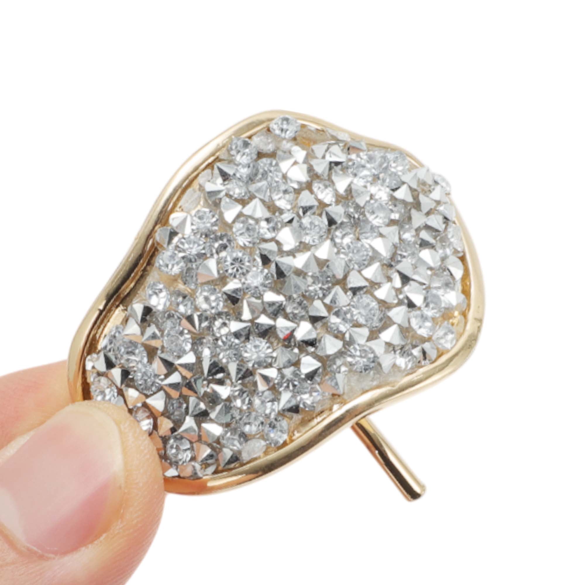 Unique Bargains Rhinestone Cloud-shaped Ponytail Buckle Hair Clip [Cloud-shaped]