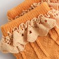 thumbnail image 5 of Caqnni Baby Lace Socks Baby Girl Ruffle Frilly Socks Ankle Sock for and Toddlers (Yellow,XL), 5 of 7