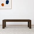 thumbnail image 2 of Plank+Beam 60" Modern Wood Dining Bench, Solid Wood Bench for Dining Table, 2 of 8