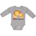 thumbnail image 3 of Inktastic I Love My Grammy Boys or Girls Long Sleeve Baby Bodysuit, 3 of 5