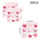 thumbnail image 3 of Servilletas con estampado de corazones para San Valentín | Paquete de 20 servilletas desechables de papel para cóctel | Vajilla decorativa de 33 x 33 cm para celebraciones románticas, 3 of 5