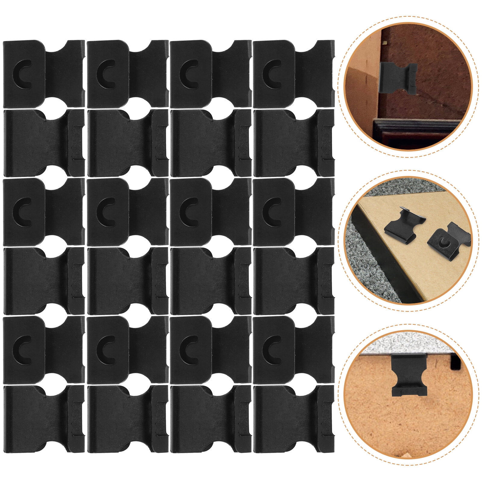 4 Count Picture Hanging Hooks Small Size Photo Hangers