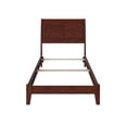 thumbnail image 4 of Portland Lit Plateforme Simple en Bois Massif, Noyer, 4 of 12