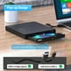 thumbnail image 3 of ORIGBELIE Unidad de DVD Externa, Unidad de CD USB 3.0 Tipo C CD/DVD ROM +/-RW Adaptador con Puerto USB Grabadora de DVD para computadora portátil PC de Escritorio, Unidad de Disco óptico Reproductor d, 3 of 5