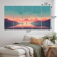 thumbnail image 4 of Designart "Horizon in Minimalism I" Abstract Shapes Wall Art Prints Set, 4 of 5