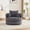 Gray, variant on MOONMISS Swivel Barrel Accent Chair with Hidden Storage,Corduroy Round Single Sofa,Gold Metal Frame,for Living Room Reading Nook,Beige