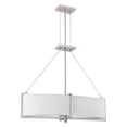 thumbnail image 1 of Nuvo Portia 60/4347 4-Light Oval Pendant - 11W in. - Brushed Nickel - ENERGY STAR, 1 of 2