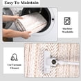 thumbnail image 4 of Large Soft Area Rugs 8x10 Vintage Machine Washable Floor Cover, Boho Distressed Non-Shedding Low Pile Rug, Farmhouse Non-Slip Stain Resistant Indoor Carpet for Bedroom, Brown, 4 of 11