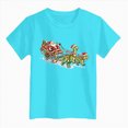 thumbnail image 4 of sdbrld Christmas Shirts for 3T 4T Toddler Kids Boys Merry Christmas T-Shirts Short Sleeve Holiday Tee Xmas Gift Tops Sky Blue Sizes 3-4 Years, 4 of 5
