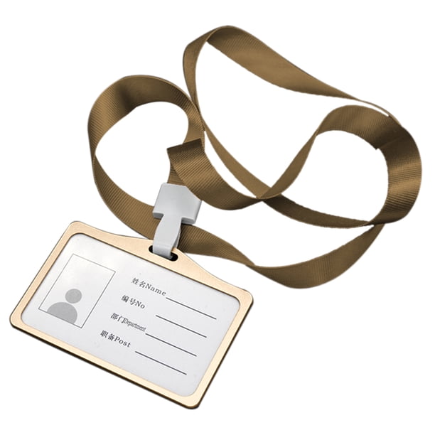 Titular de la tarjeta de identificación de la tarjeta de presentación de identificación de la aleaci Abanopi Titular de la tarjeta
