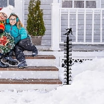 Giunmcul up to 45% Off Snow Ruler - Christmas Snowflake Ruler, Manual Metal Snowflake Ruler Size, Christmas Rain Gauge Outdoor Decoration Gift