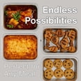 thumbnail image 6 of Impresserve 1 lb Aluminum Foil Pans with Plastic Lids, 100 Count, Disposable Aluminum Pans for Baking, Roasting, Meal Prep, and Food Storage, 6 of 7