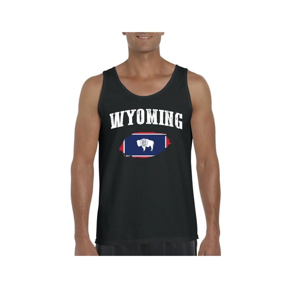 Men's Tank Top for Men - Wyoming Flag