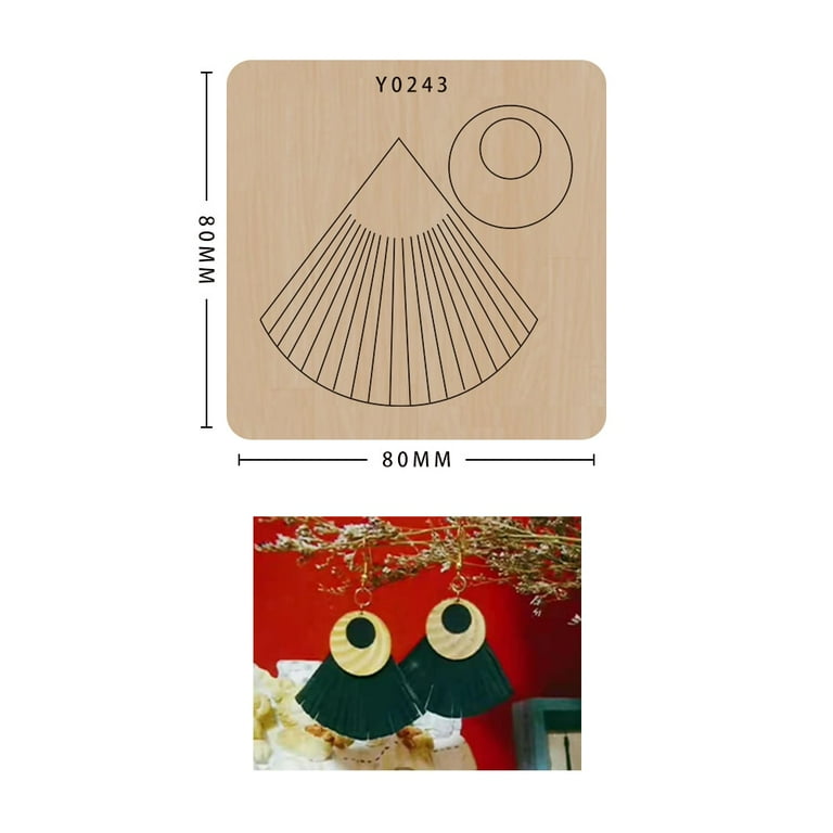 Earring Cutting Dies Diy Craft Leather Cuts Mold Scrapbooking