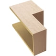 thumbnail image 6 of 10"W x 10"D x 20"H Wide Chapel Hill Rough Cedar Woodgrain TimberThane Corbel, Primed Tan, 6 of 6
