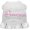 White, variant on Pet Dog Cat Dress Rhinestone, "Princess"